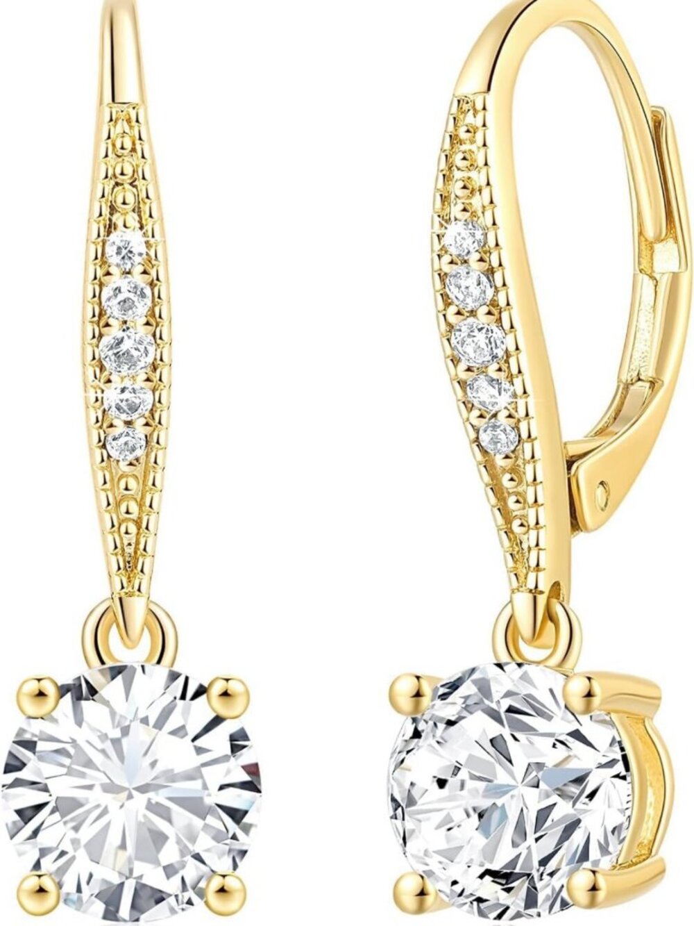 Stylish Gold Dangle Earrings for Women | Elegant Statement Jewelry Accessory